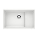 Precis Cascade SILGRANIT 29" L x 18" W Undermount Kitchen Sink with Colander