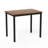 Dining Table Set, Bar Table With 2 Dining Benches, Kitchen Table Counter With Chairs, Industrial For Kitchen Breakfast Table, Living Room, Party Room, Walnut ,35.4″L X23.6″W X 29.7″H-1786899754-1786899750