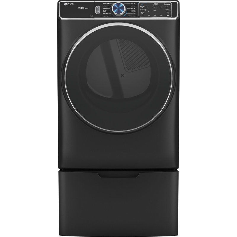 GE 7.8 Cubic Feet Smart Electric Stackable Dryer, Carbon Graphite
