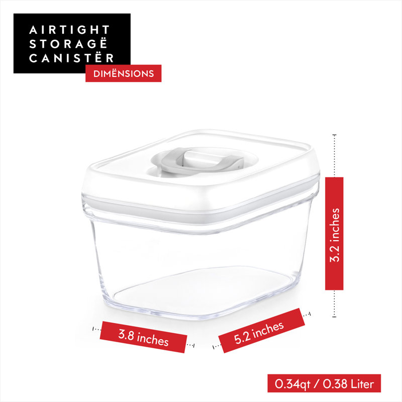 Airtight Container Food Storage Set, White