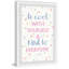 Gabel «Be Kind to Chacun», reproduction encadrée-426458993
