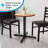 Beverly Restaurant Table X-Base with 3" Dia. Table Height Column-113398291-22109187
