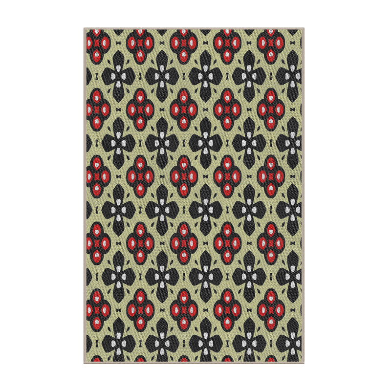 Tapis rouge / bleu Ferentz, Rectangle 8 pi x 12 pi