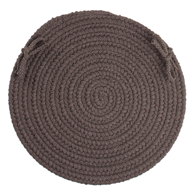 Coussin de chaise sophistiqué, Velours brun