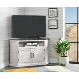 Kinsella 50" Solid Wood Corner TV Stand with Storage
