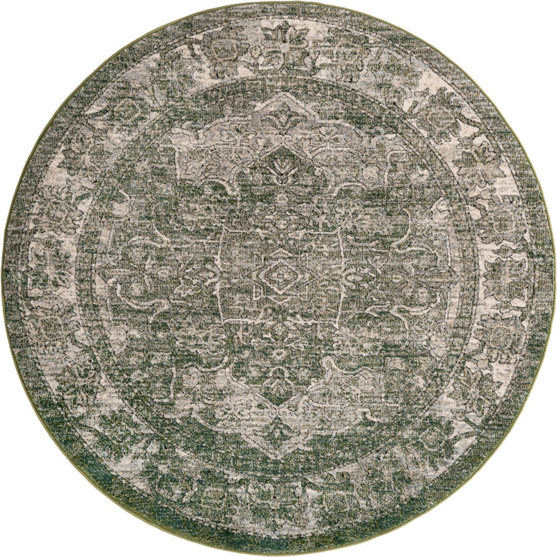 Alresford Oriental Indoor Rug, Round 6'1"