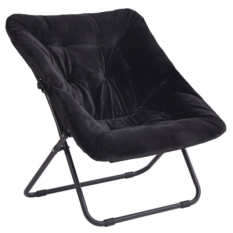 Carri Upholstered Accent Chair, Black Polyester Blend