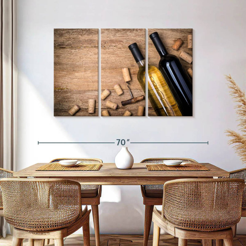 Yarlin Uncorking Wine Bottles, 36" H x 57" W