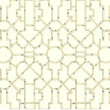 Baldwin Geometric Wallpaper Roll by Scalamandré