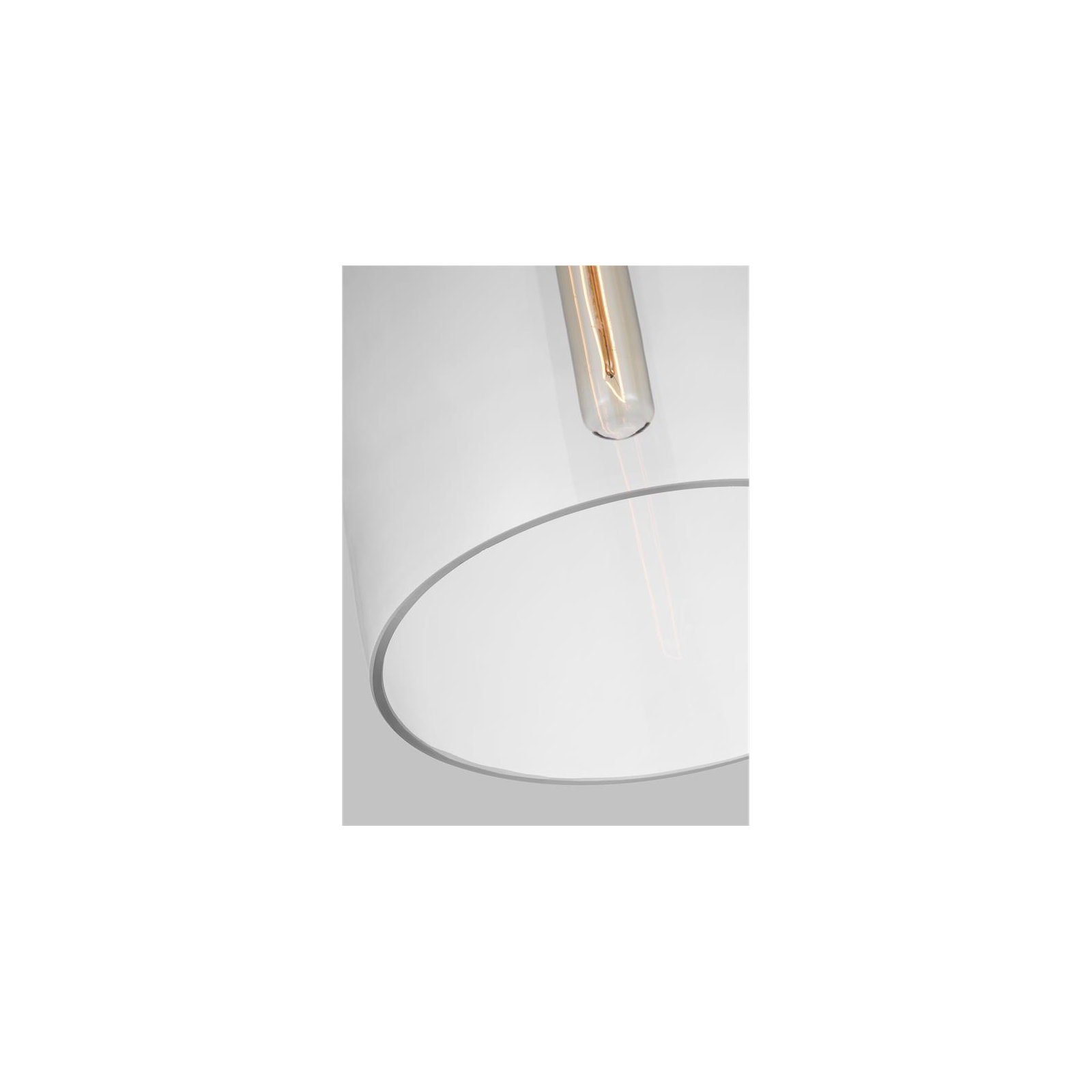 Tegan Single Light Glass Dimmable Pendant, Burnished Brass