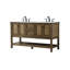 Ensemble de meuble-lavabo double 60 po Narron-73360079