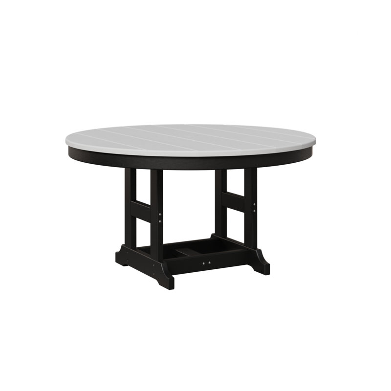 Berlin Gardens Kids 38″ Round Table, Black, White