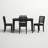 Ailise 4 - Person Four Leg Dining Set-294882697