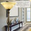 Lampe torchère sur pied 72 po avec abat-jour en verre albâtre Cadenza-718031209-718031208
