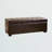 Kianda Brown Faux Leather Upholstered Storage Bench with Flip Top, 18'' H X 51'' W X 19'' D-905426291