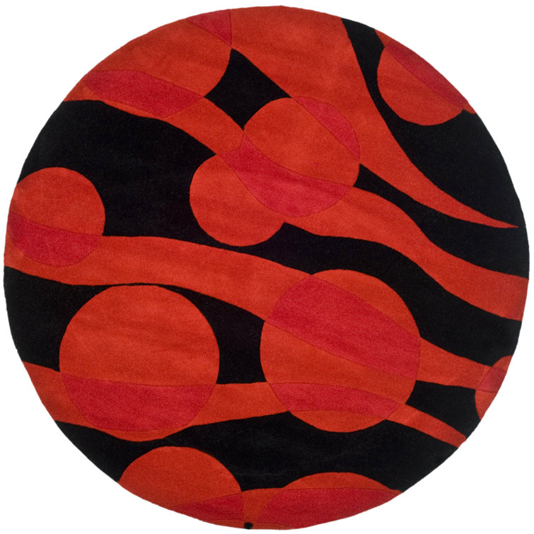 Amier Hand Tufted Wool Abstract Rug
