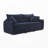 Velvet Sofa w/Sleeper