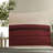 Luxurious 7-piece Faux Suede Bedding Set, Cal King, Red, Transitional Design