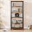 Bookshelf, 31.5In Wide Shelf 6 Tier Bookcase, 70Lbs/Shelf Industrial Bookshelves-908528059