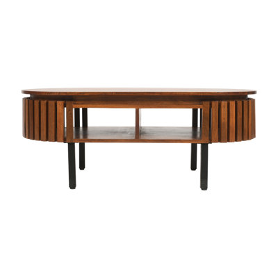 Solid Wood Coffee Table with Storage