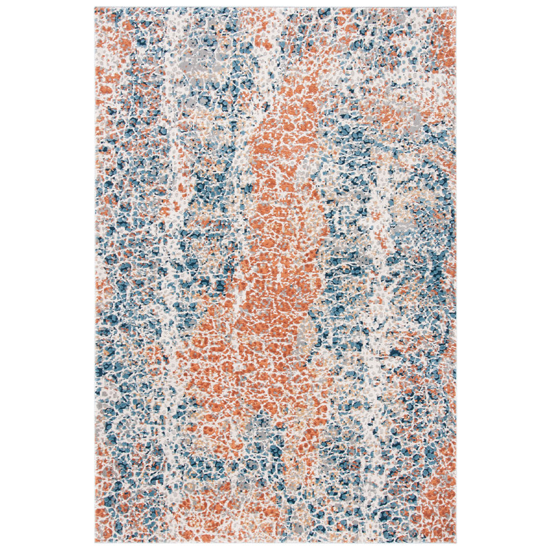 Tapis abstrait Elieser Performance, Rectangle 8 pi x 10 pi