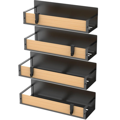 4 Pack Magnetic Spice Rack Organizer