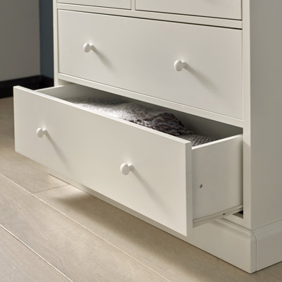 Carolina Solid Wood 98 cm W Chest of 4 Drawers