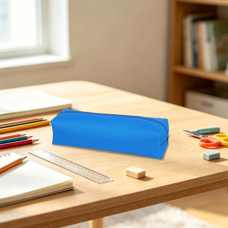 Trousse à crayons grande capacité en tissu Oxford imperméable et résistant à l'usure, idéal pour l'école, le bureau et les voyages.