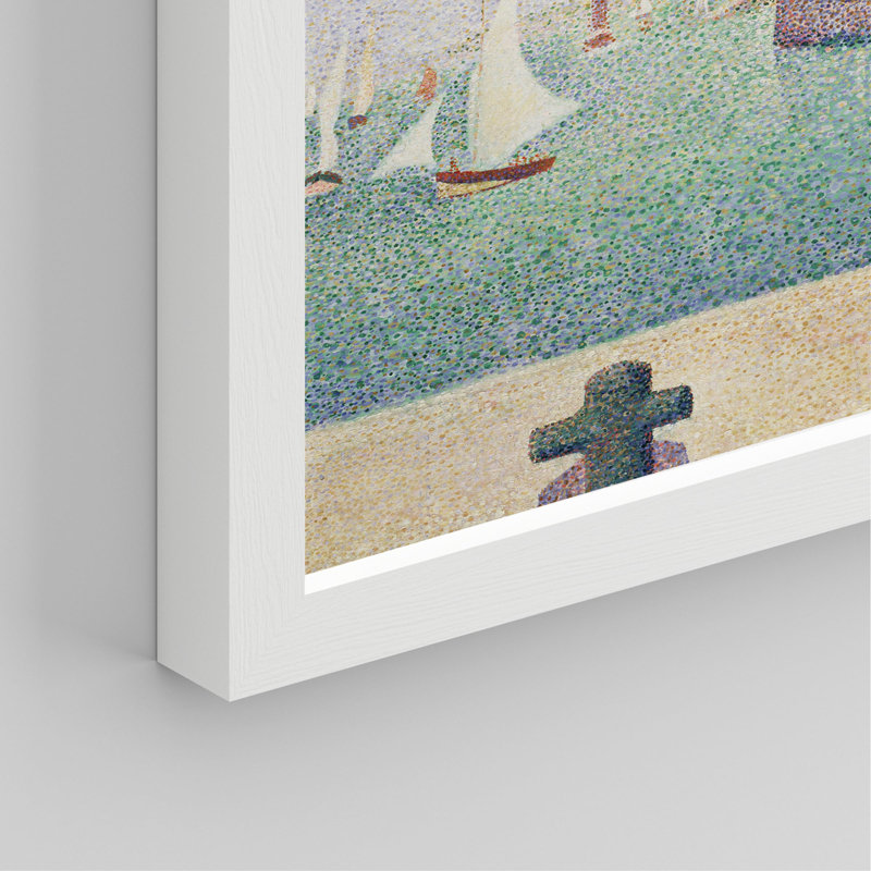 Nautique, voilier, océan, mer, paysages naturels, impression encadrée sur papier, 4 pièces, Blanc, H 14 po x l 11 po