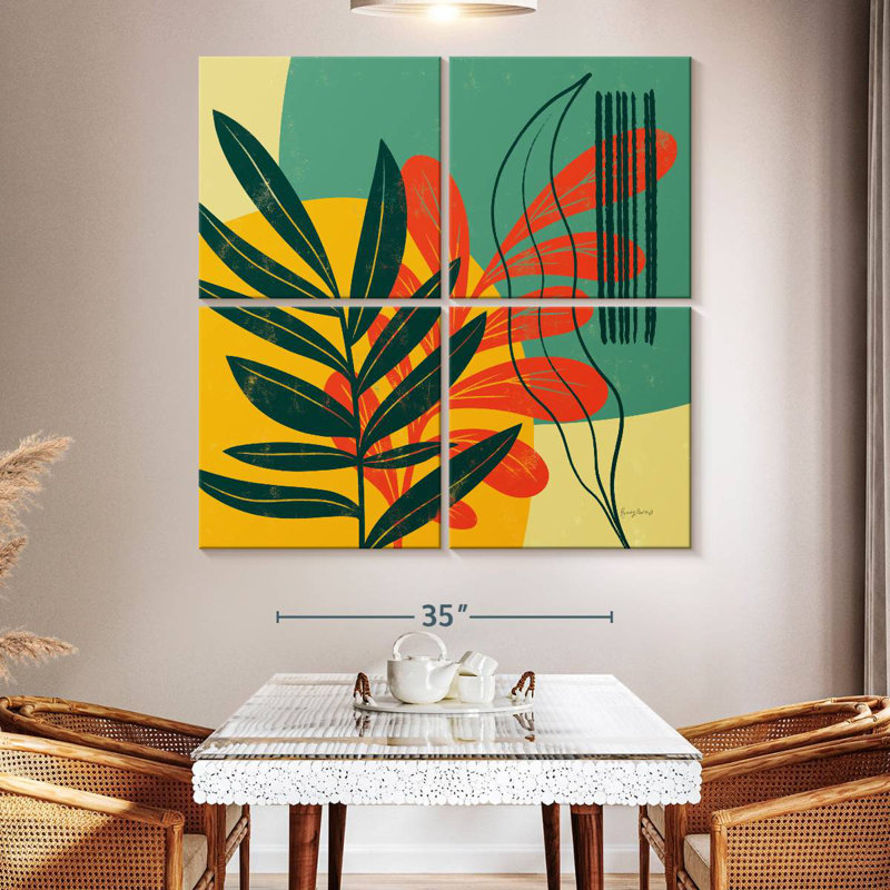 Harnek Mid-Century moderne I, H 50 po x l 50 po