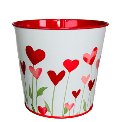 Jardinière en métal Love Grows