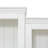 Retro style 3-Pieces Bookcase Display Cabinet with 5 Colors Adjustable LED Ceiling Light