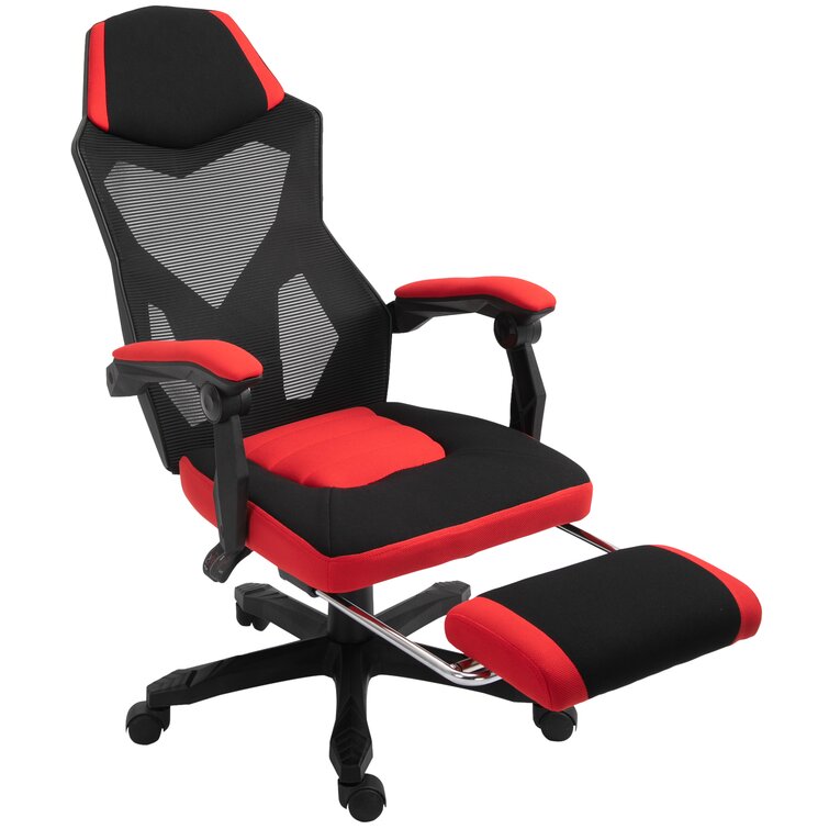 Vinsetto Cool & Stylish Gaming Chair Ergonomic Recliner w/ Thick