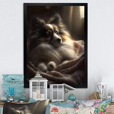 «Morayma Cute Puppy In The Morning Sun I», reproduction sur toile