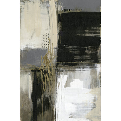Neutral Divisions I by Jennifer Goldberger - Painting Print