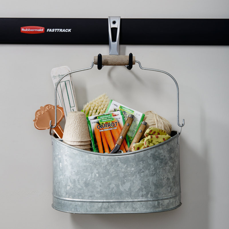 Aluminum Wall Mounted Utility Hook Set for Garage Storage