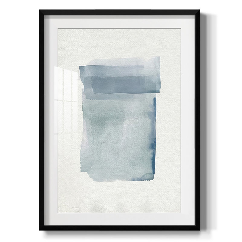 Lentille aquarelle I - impression encadrée, H 28,5 po x l 20,5 po, Noir