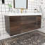 Meuble-lavabo mural simple avec plateau en marbre Crestina