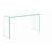 Transparent Tempered Glass Console Table