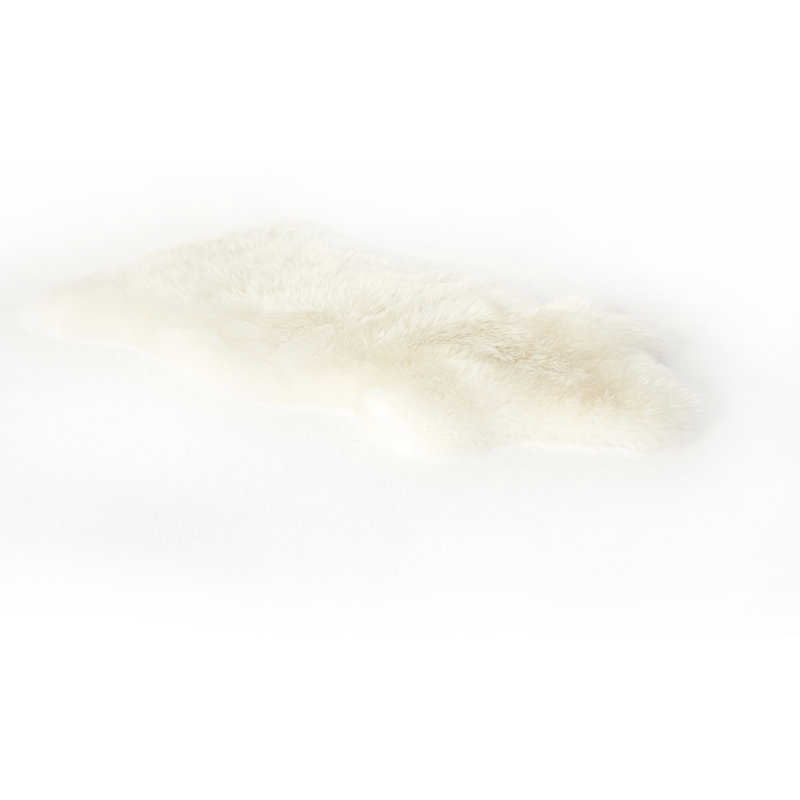 Lalo Sheepskin Area Rug, Cream