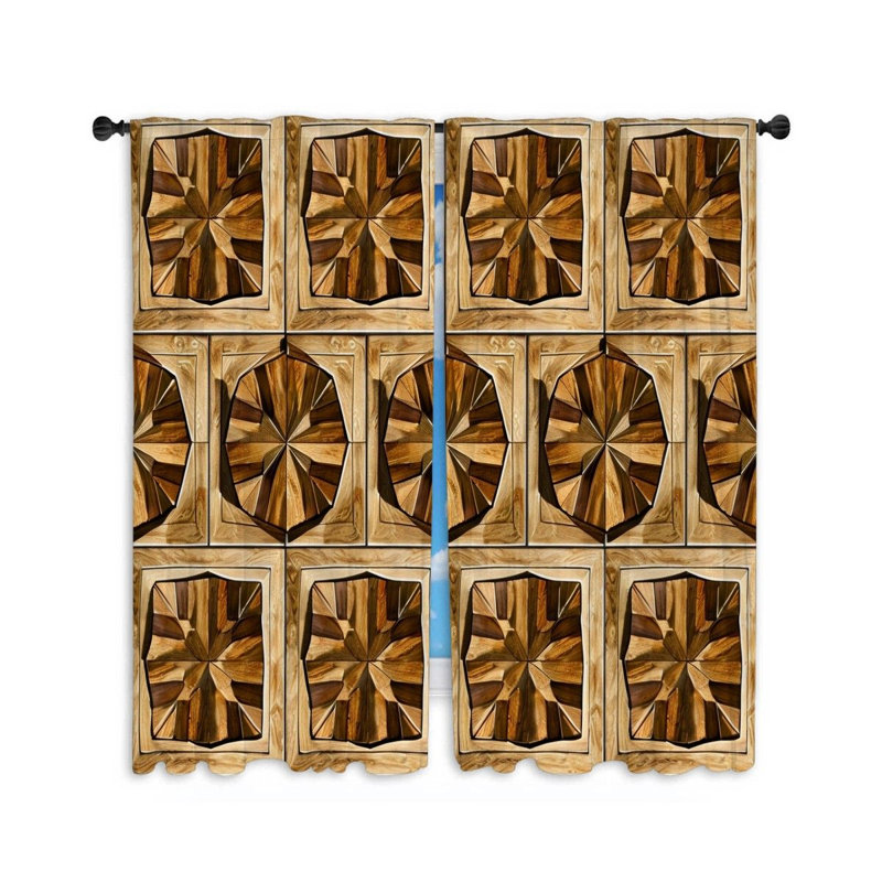Egin Room Darkening Curtain Pair, 40" W x 63" L