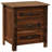 Fireside Lodge Barnwood XL Three Drawer Nightstand