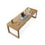 Bureau rectangulaire en bois massif brun clair-310687718