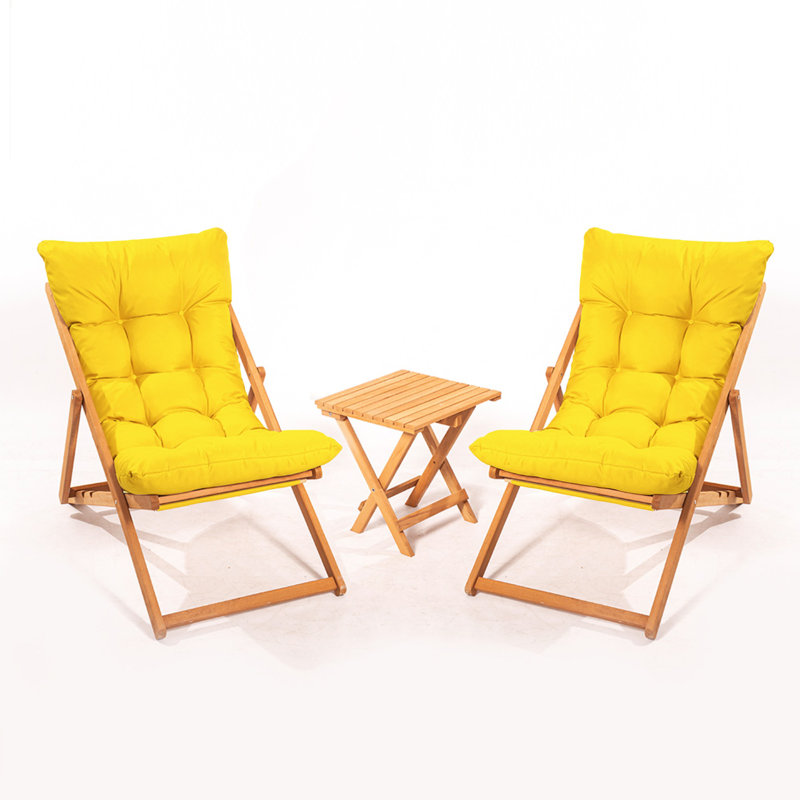 Phillippi 2 - Person Seating Group with Cushions, Yellow