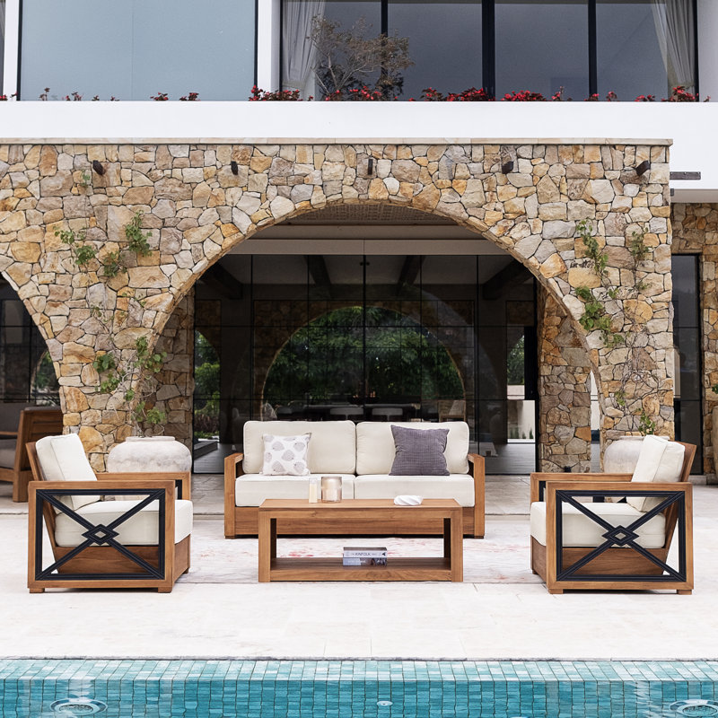 Scottsdale Teak Patio Chair with Cushions