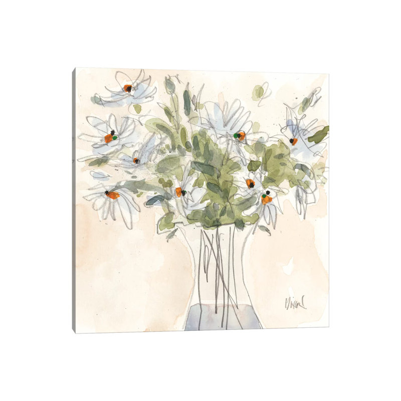 Daisy Just Because II by Samuel Dixon - Wrapped Canvas Gallery-Wrapped Canvas Giclée, 45.72 cm H x 45.72 cm W