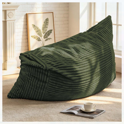 Fauteuil à billes surdimensionné convertible - votre endroit confortable pour la détente et le temps en famille, parfait pour une utilisation multifonctionnelle et le confort