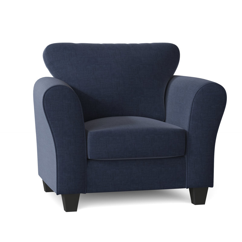 Fredericktown Upholstered Armchair, Oscar Navy