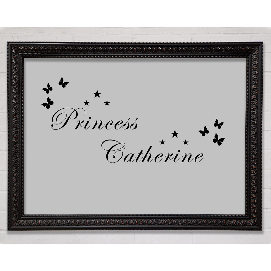 Gerahmtes Leinwandbild Your Own Name Princess