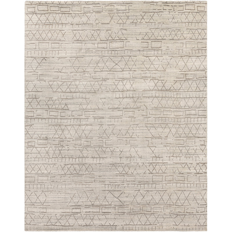 Hand Loomed Geometric Indoor Rug, Rectangle 2' x 3'